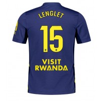Atletico Madrid Clement Lenglet #15 Vonkajší futbalový dres 2025-26 Krátky Rukáv